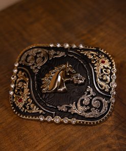 Black Gem Horse Buckle