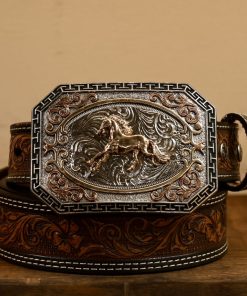 Wild Horse Silver Octagon Buckle
