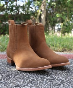 MC Round Toe Nobuck Cebada Ankle Boots