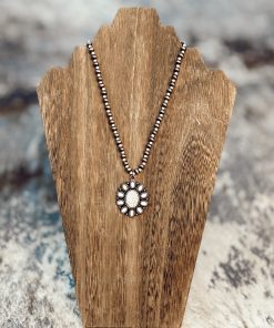 White/Copper Necklace
